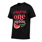 Grandma of The One In A Melon Birthday Girl Watermelon First  Affordable Price T-Shirt