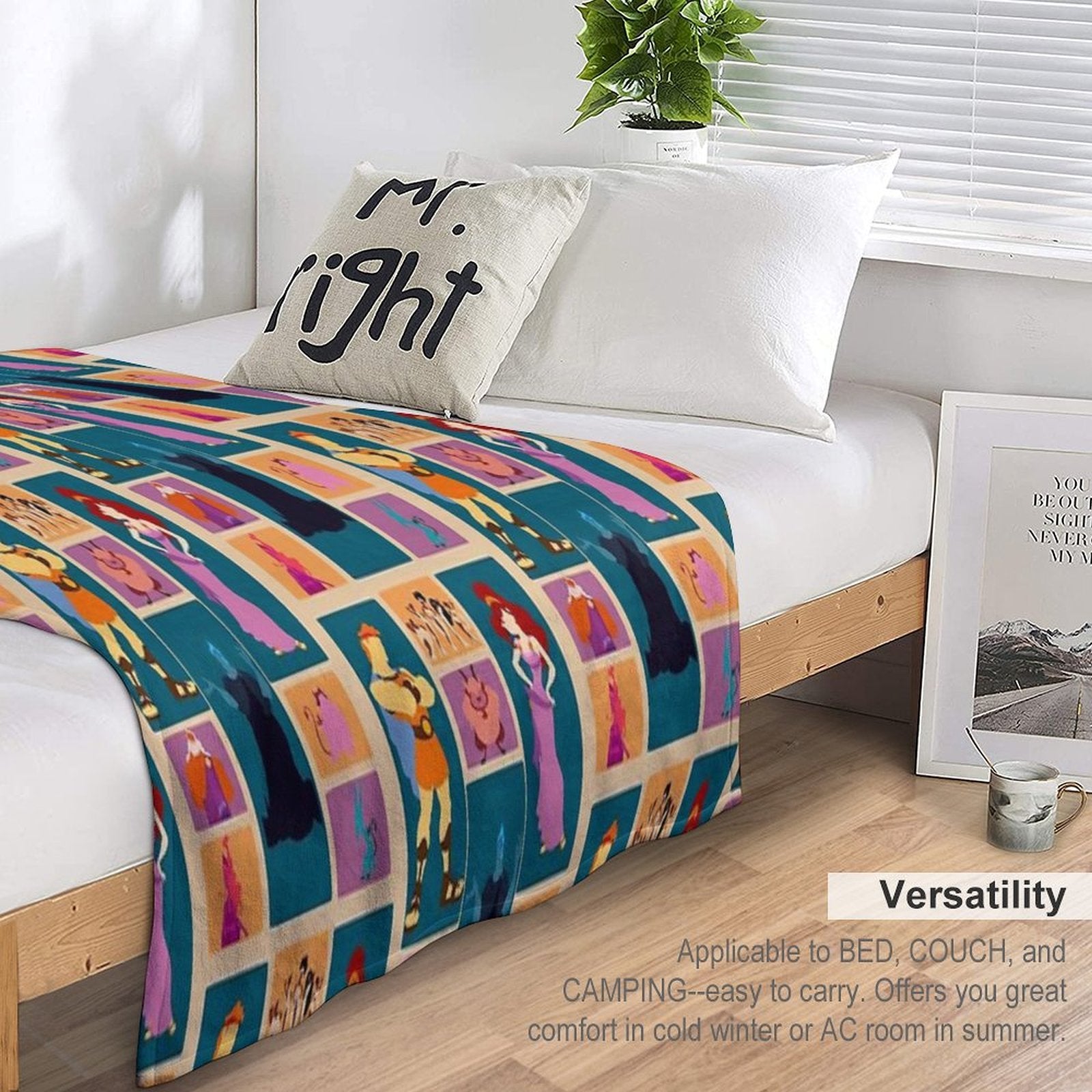 Hercules Inspired Minimalist Design Easy Care Throw Blanket