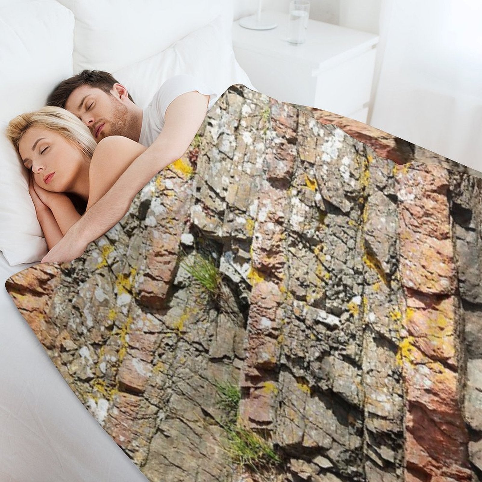 A Slice of Geology Quick-dry Throw Blanket