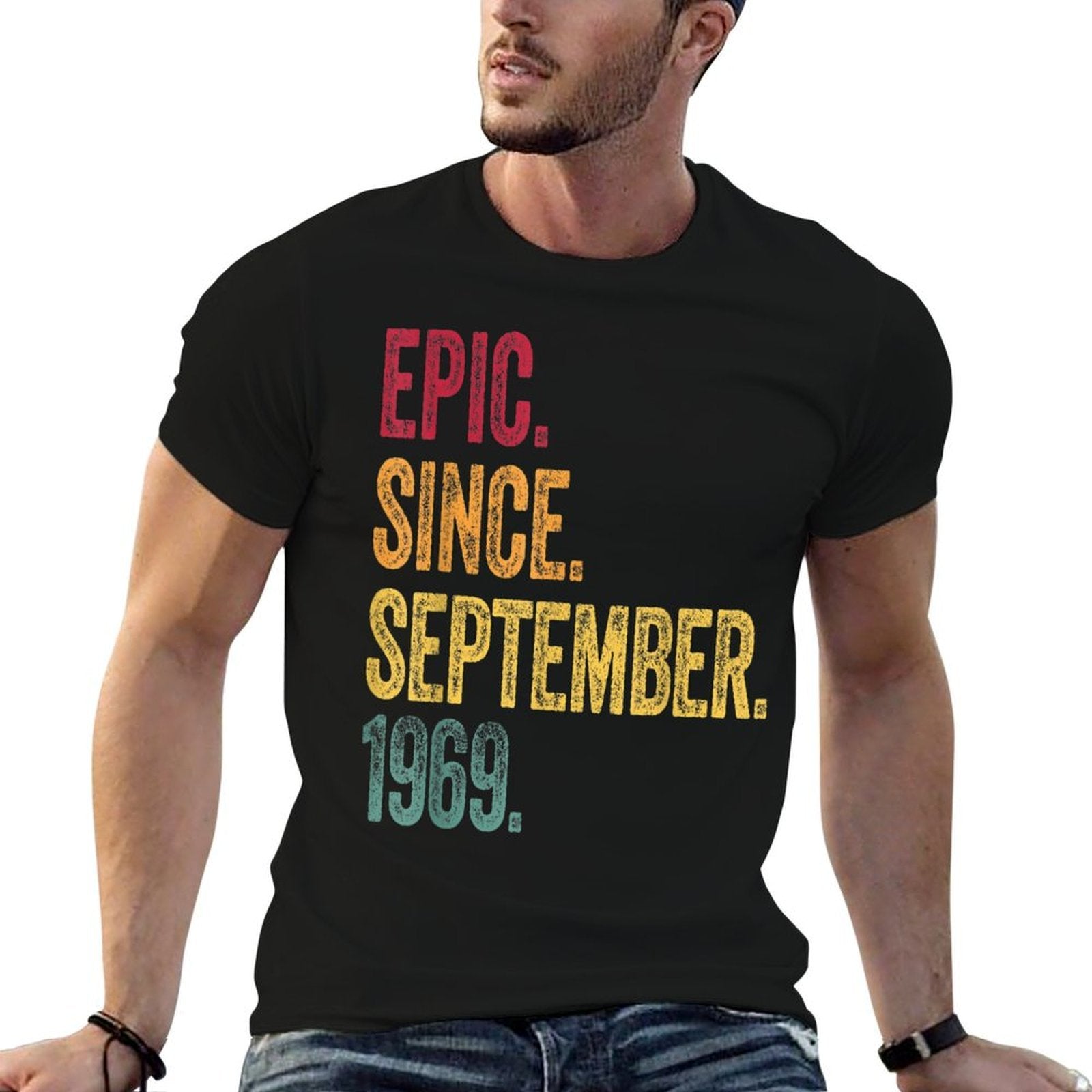 Epic Since September 1969 50th Birthday Gift 50 Years Old  Stretchy T-Shirt