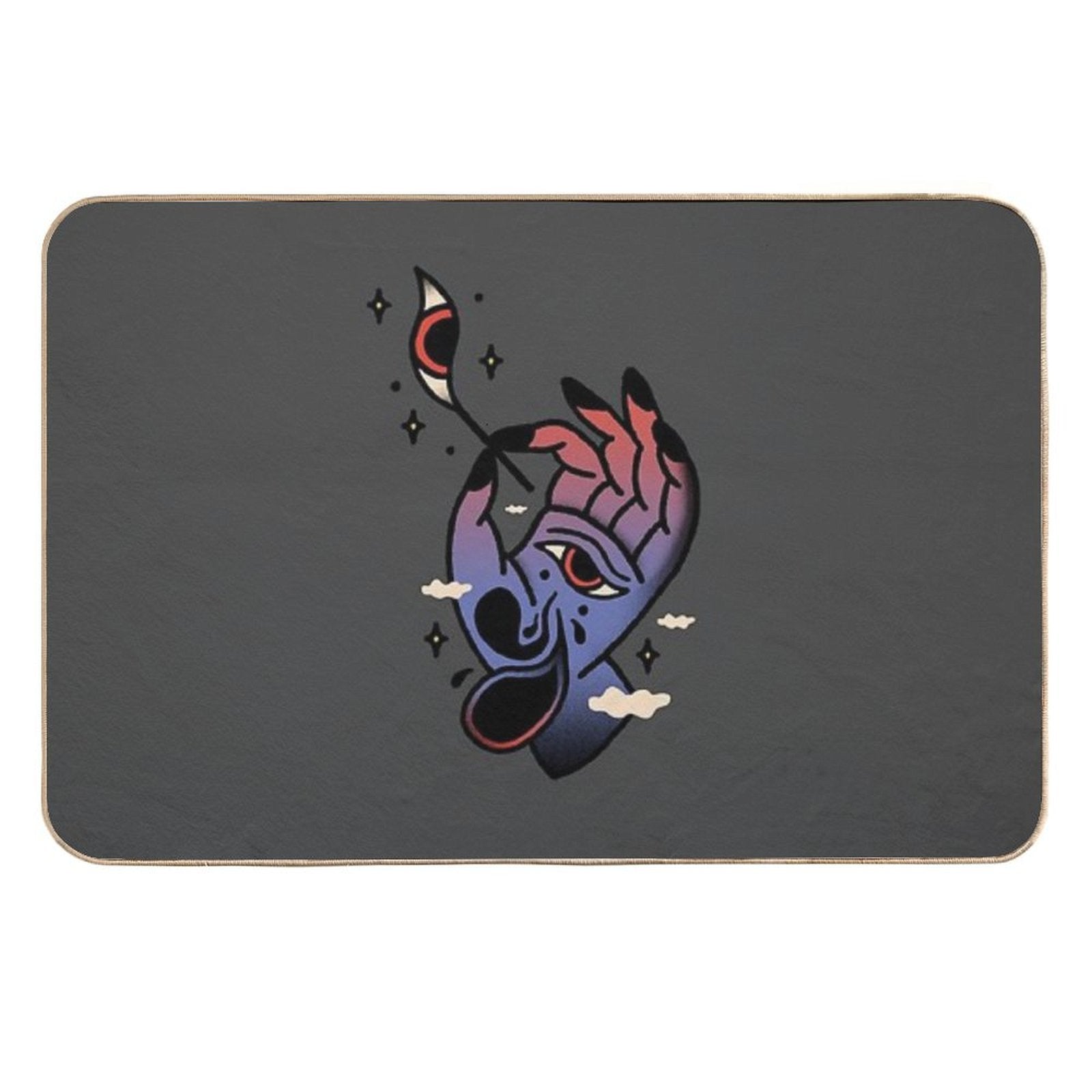 Midnight Eye  High-Traffic Bath Mat