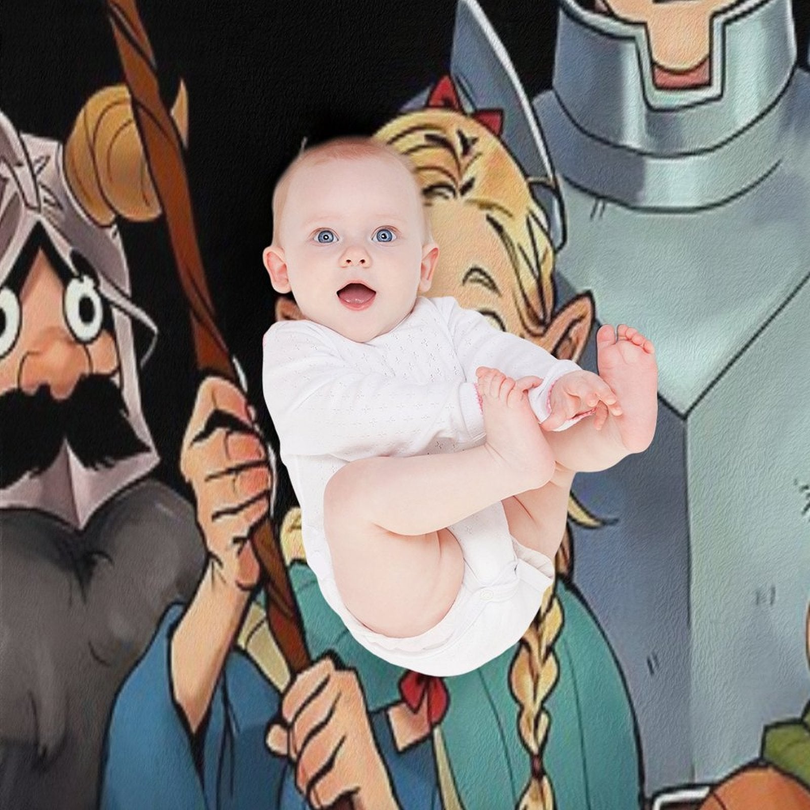 Delicious in Dungeon - All in One Easy Care Throw Blanket