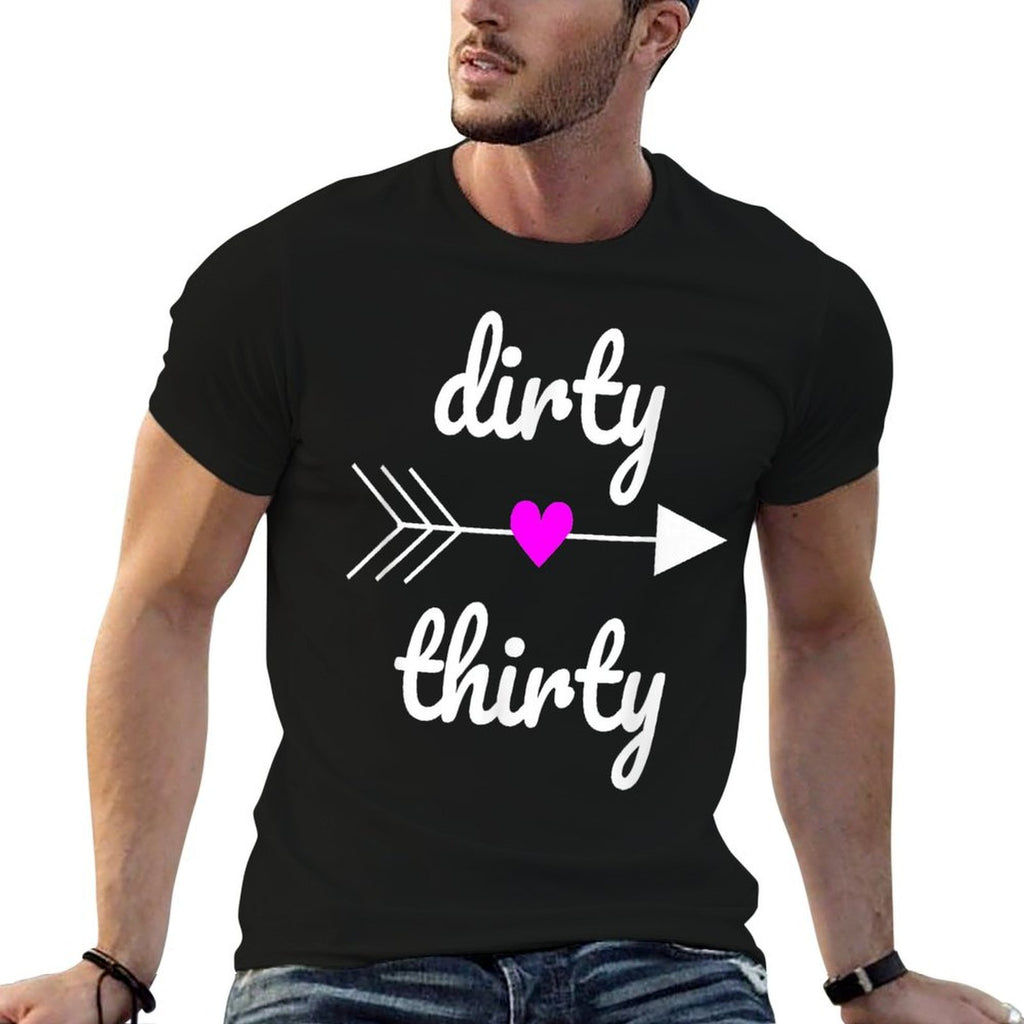 30th Birthday - 30 AF Dirty Thirty Tee  Cotton T-Shirt