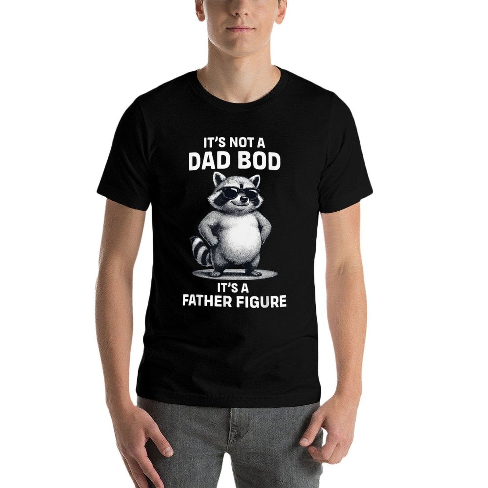 Funny Fathers Day Funny Dad  Heathered Texture T-Shirt