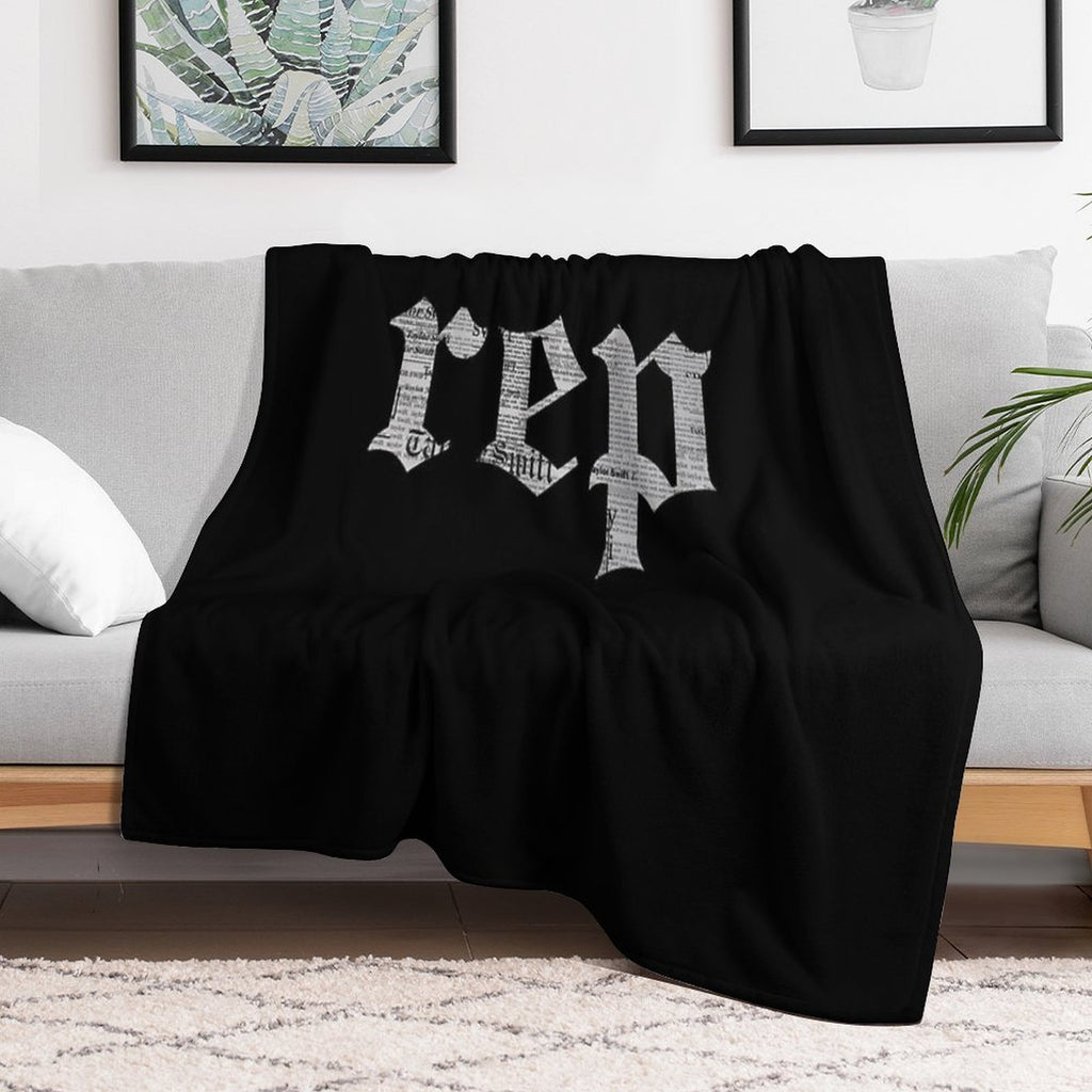Rep Newspaper Compact Throw Blanket