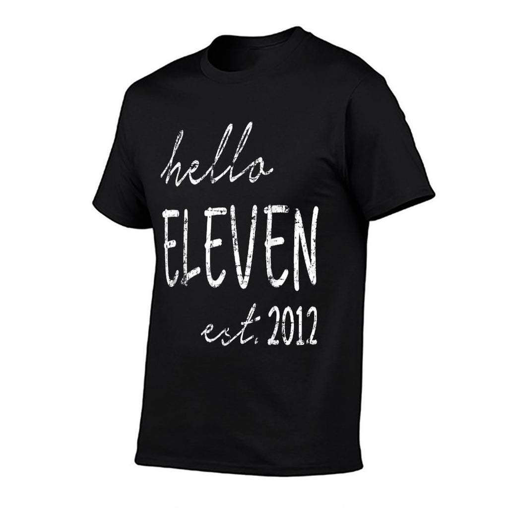 Est. 2012, Hello Eleven Years Old Boy Or Girl, 11th Birthday  Eco-friendly Material T-Shirt