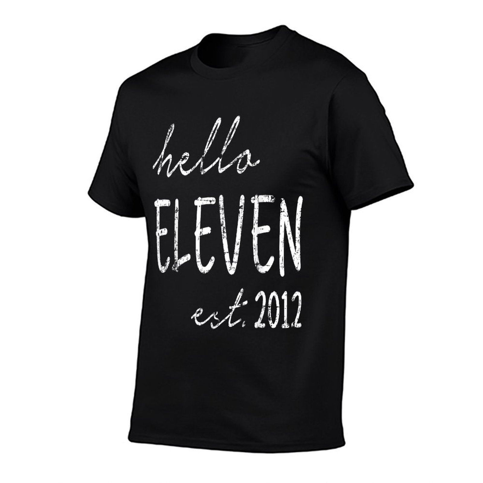 Est. 2012, Hello Eleven Years Old Boy Or Girl, 11th Birthday  Eco-friendly Material T-Shirt