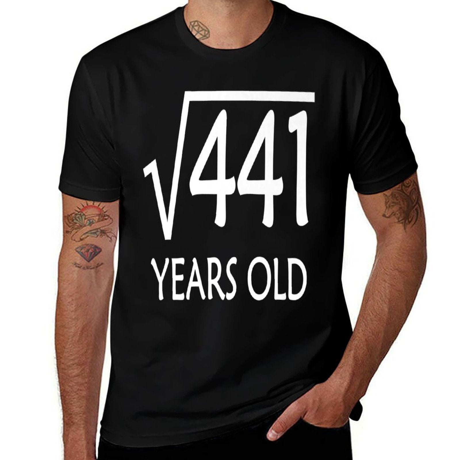 21st Birthday  Square Root of 441 - 21 Years Old Bday Premium  Affordable Price T-Shirt