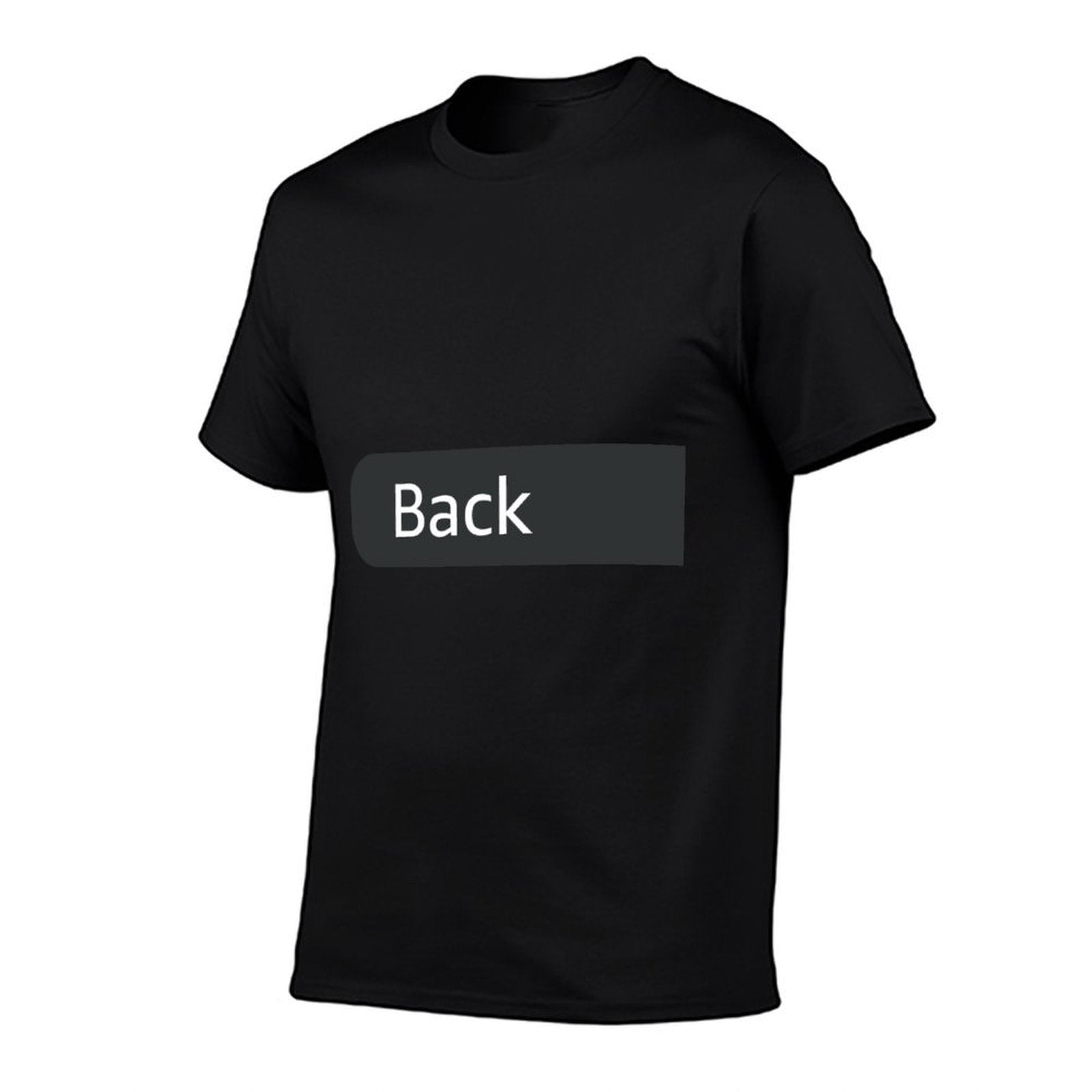 Backprint Om Black Silhouette Mandalas Unisex  Breathable T-Shirt