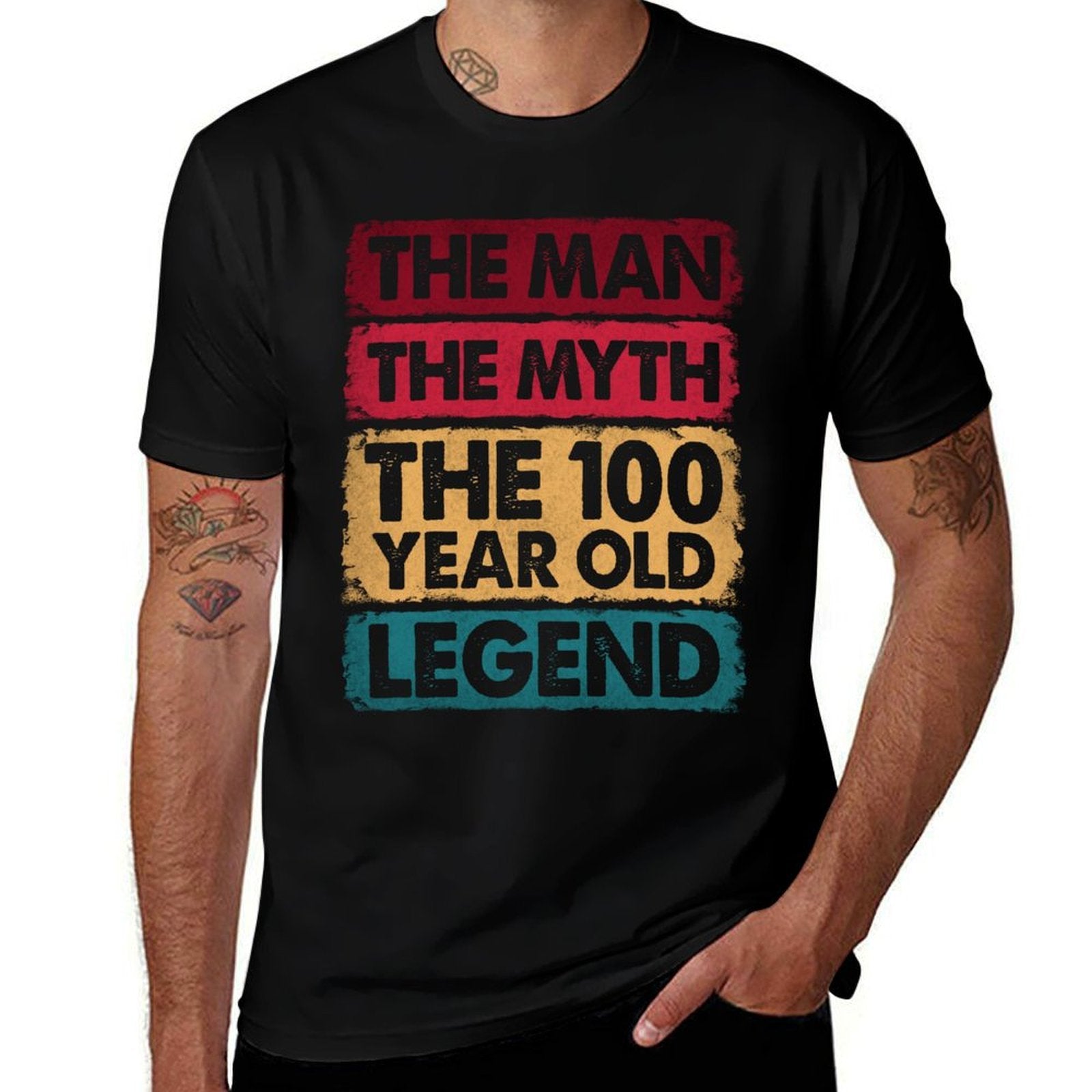 100th Birthday 100 Year Old Gifts Legend Limited Edition  Wrinkle-resistant T-Shirt