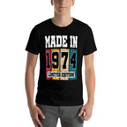 50 Year Old Gifts Made in 1974 Limited Edition 50th Birthday  Affordable Price T-Shirt