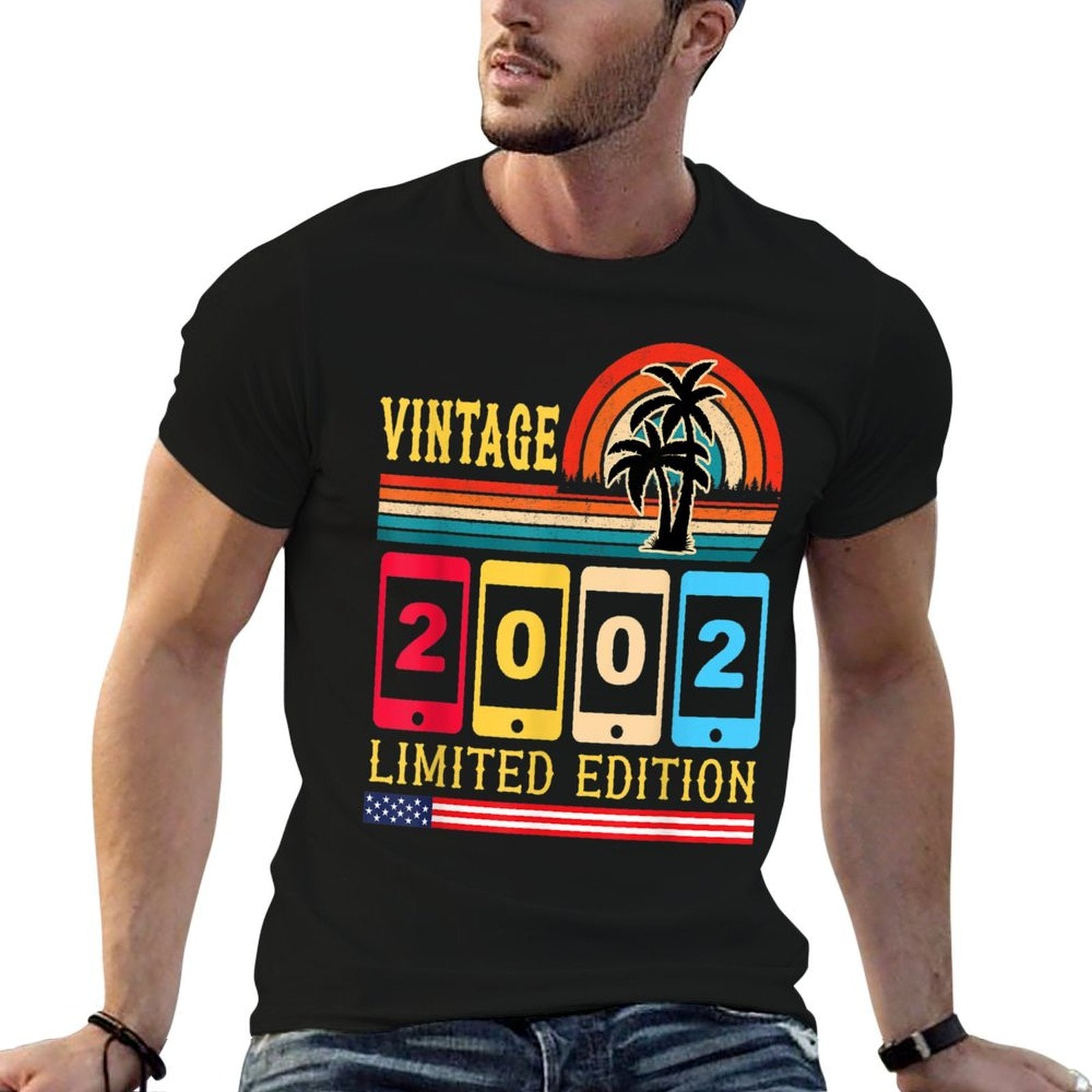 20 Year Old Gifts Vintage 2002 Limited Edition 20th Birthday  Wrinkle-resistant T-Shirt