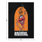 Muppets - Animal (Let's Rock!) Sustainable Throw Blanket