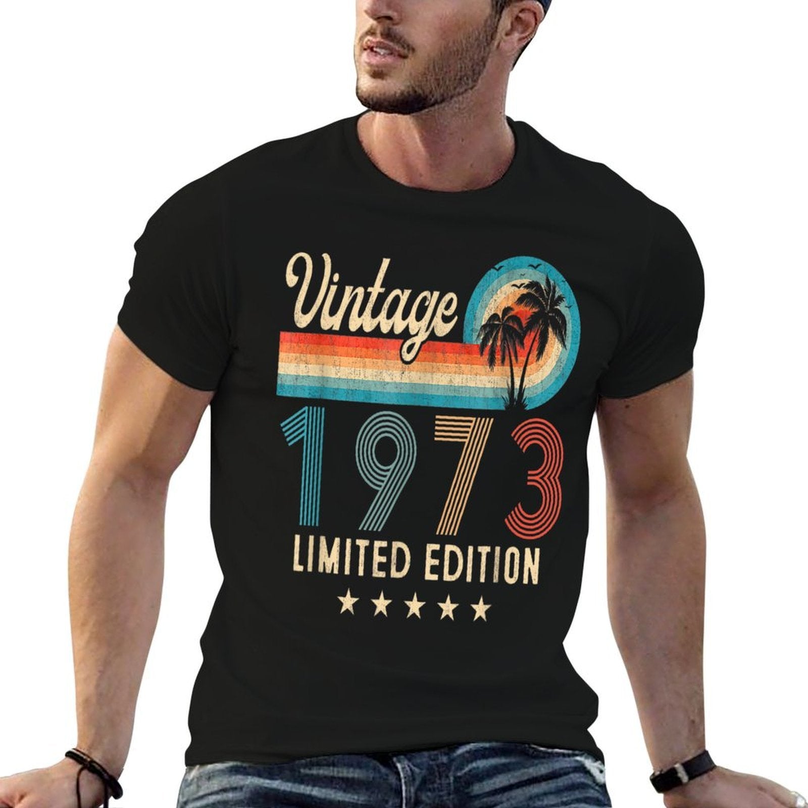 50 Years Old Vintage 1973 50th Birthday Gifts Women Men  Eco-friendly Material T-Shirt