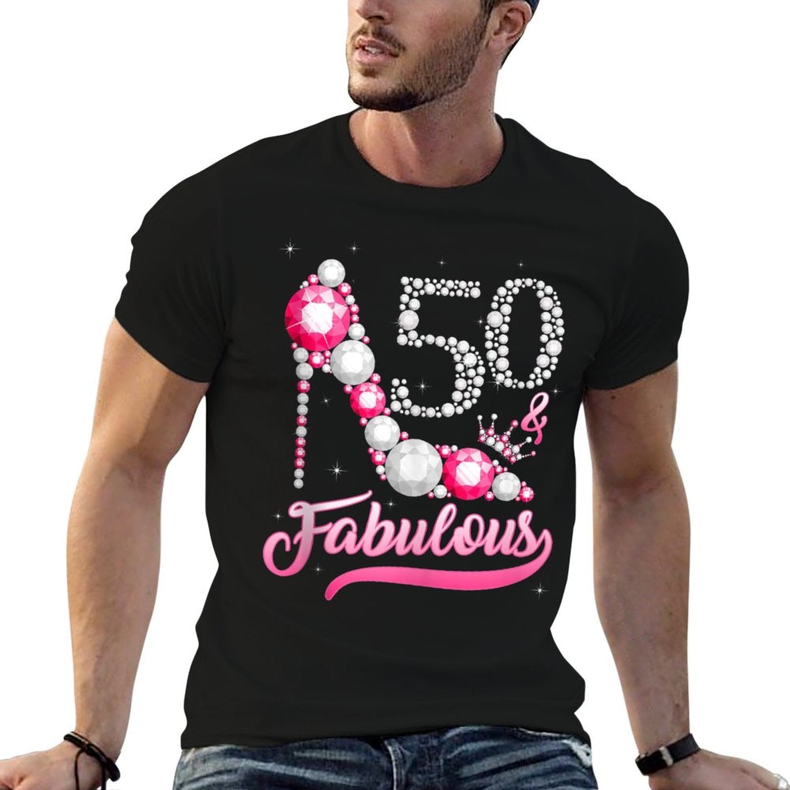 50 And Fabulous 50th Birthday Funny 1971 Birthday Gifts  Odor-resistant T-Shirt