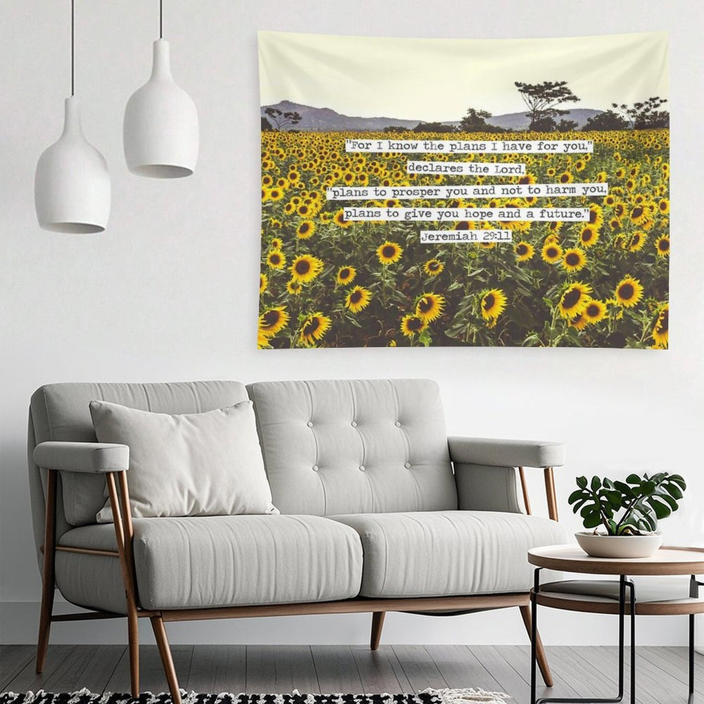 Jeremiah Sunflowers Tapestry