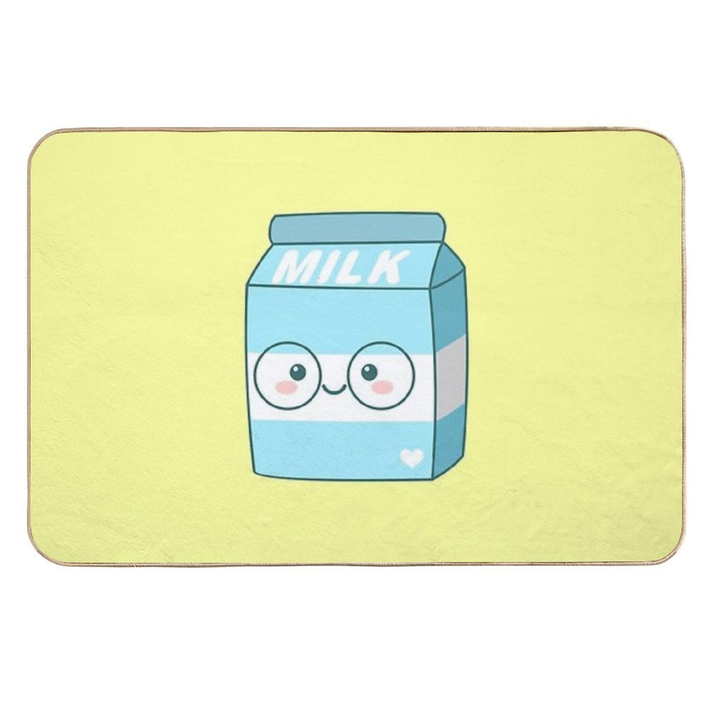 Kawaii Milk  Dirt-Trapping Bath Mat