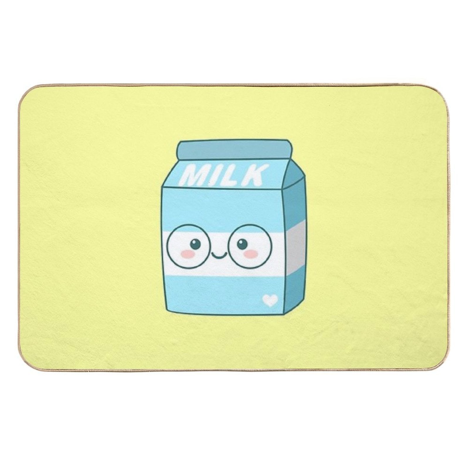 Kawaii Milk  Dirt-Trapping Bath Mat