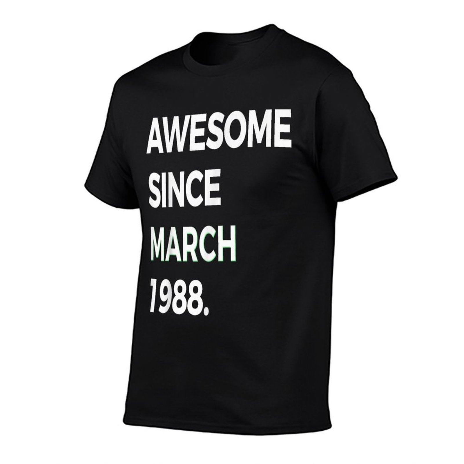 Awesome Since March 1988 - 30th Birthday T-shirt  Easy-care T-Shirt