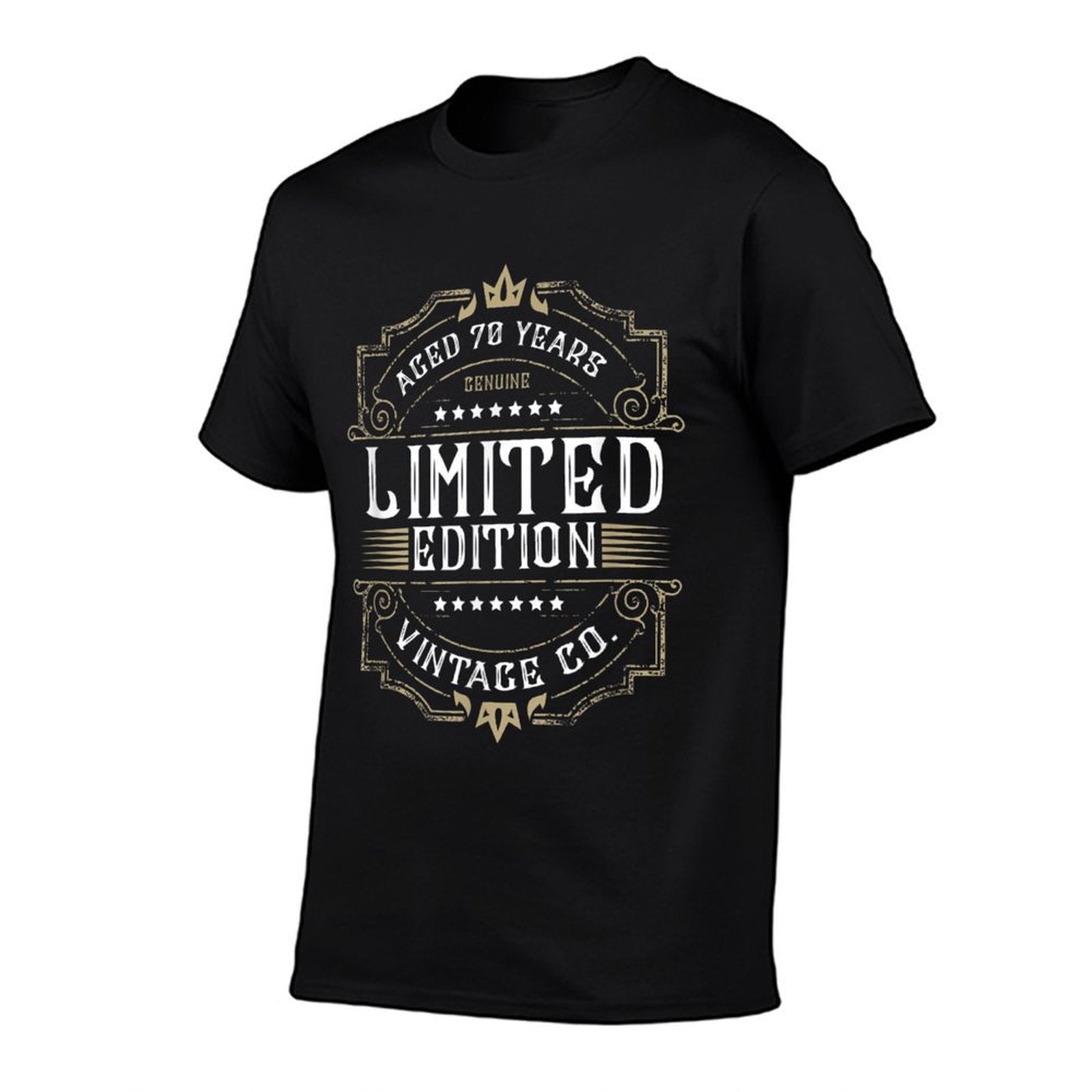 Aged 70 Years Limited Edition Vintage Style 70th Birthday  Easy-care T-Shirt