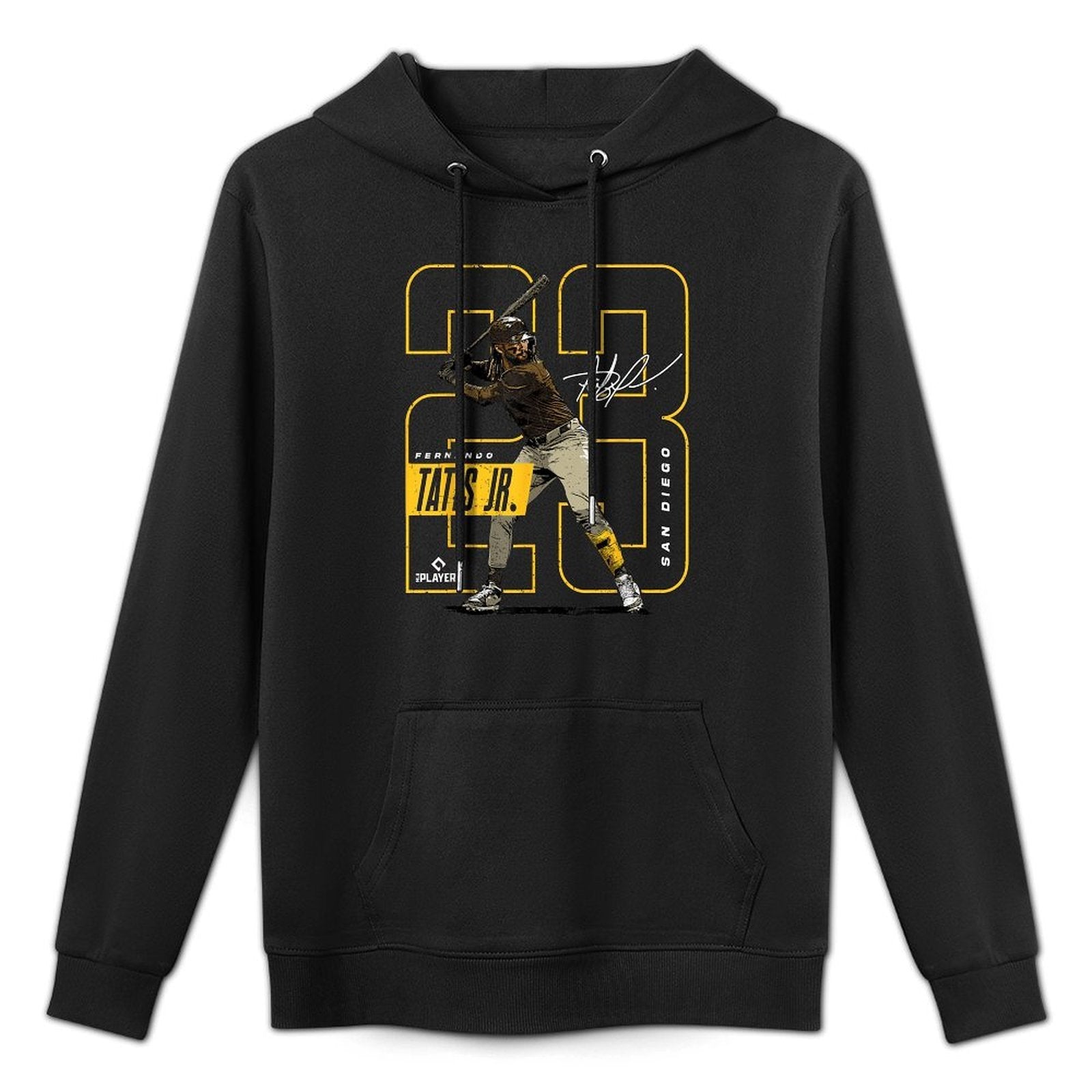 License Champs Fernando Tatis Jr  San Diego MLB Player League  MLBTAT4037, Small, Brown All-Day Comfort Hoodie