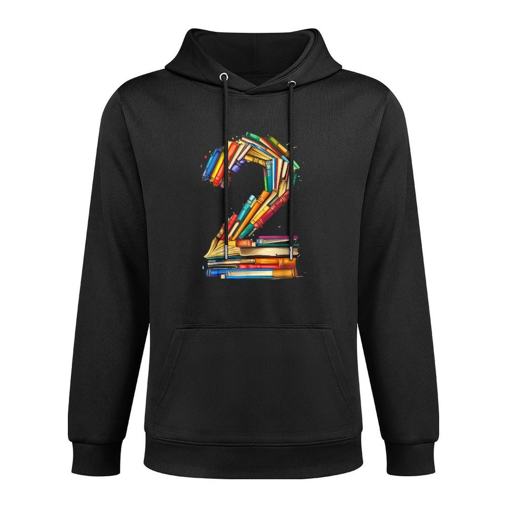 Toddler 2nd Birthday Books Themed 2 Year Old Boys Kids Girls Casual Wear Hoodie