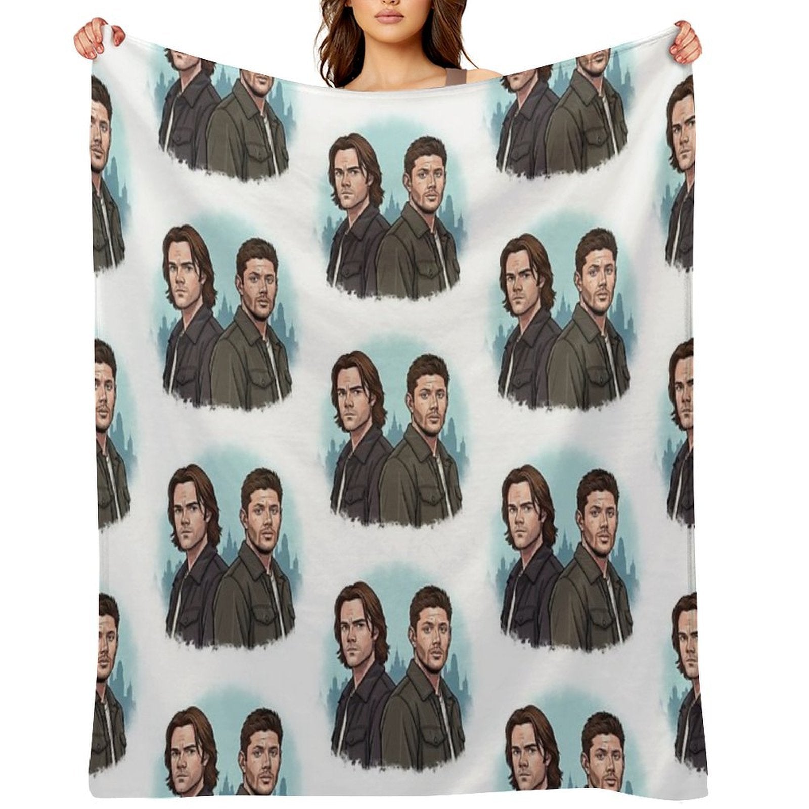 Supernatural - Brothers Compact Throw Blanket