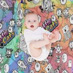 Battle Cats Travel-friendly Throw Blanket