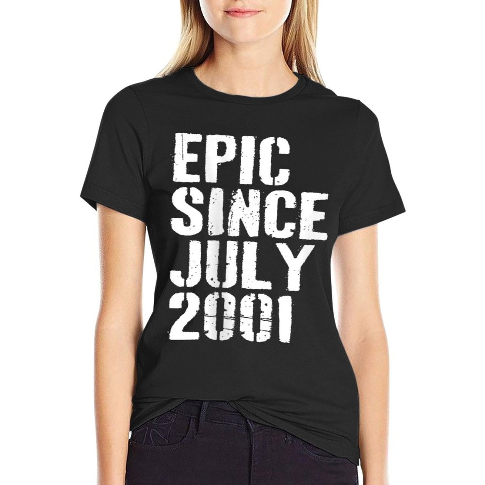 Awesome Since July 2001 23rd Birthday Retro  Lightweight T-Shirt