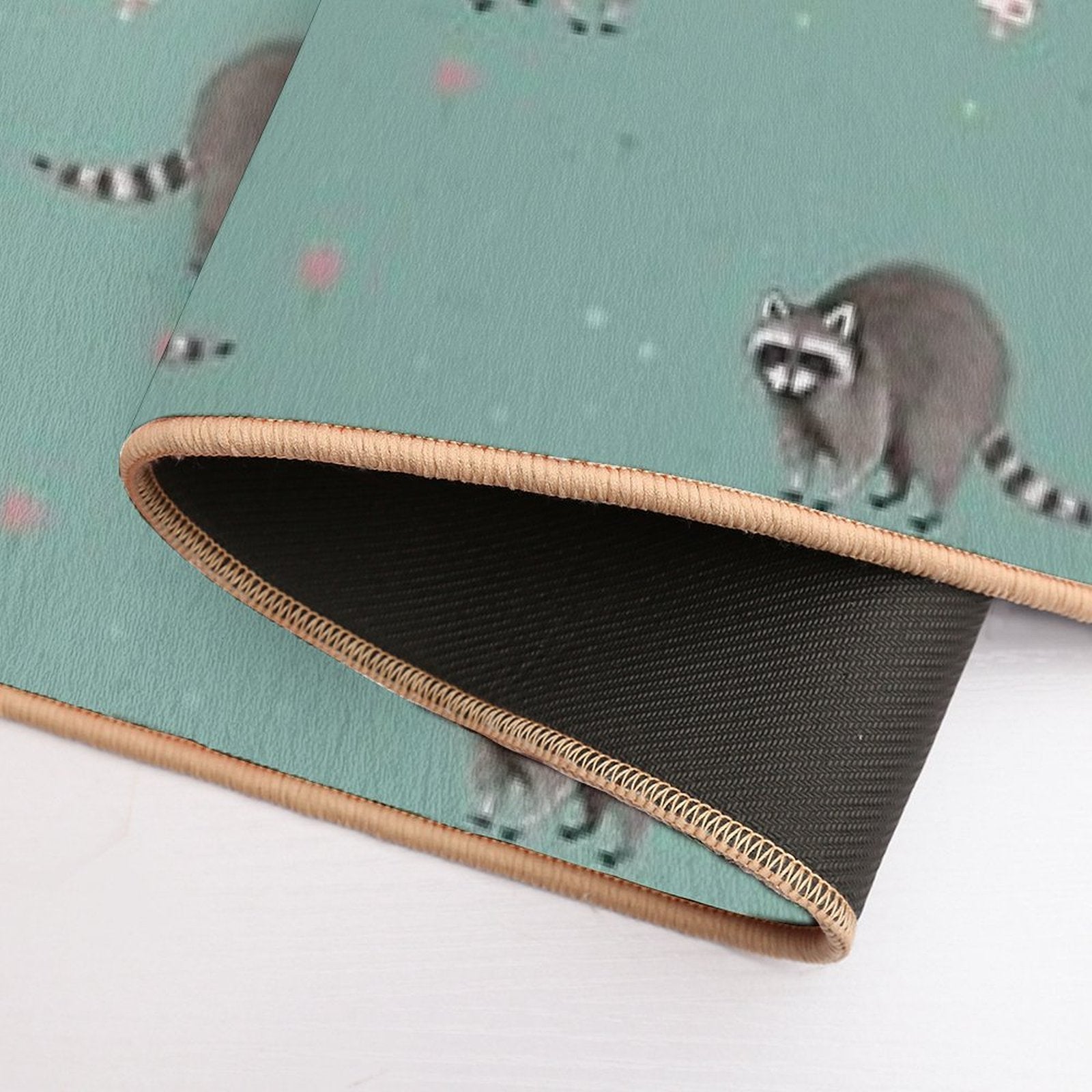 Little Raccoon Pattern Durable Bath Mat