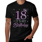 18 It's My Birthday Pink Crown Happy 18th Birthday Girl Premium  Eco-friendly Material T-Shirt