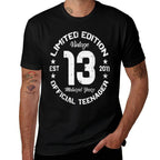 13 Limited Edition Officialnager 13th Birthday Bday Boys  Durable T-Shirt