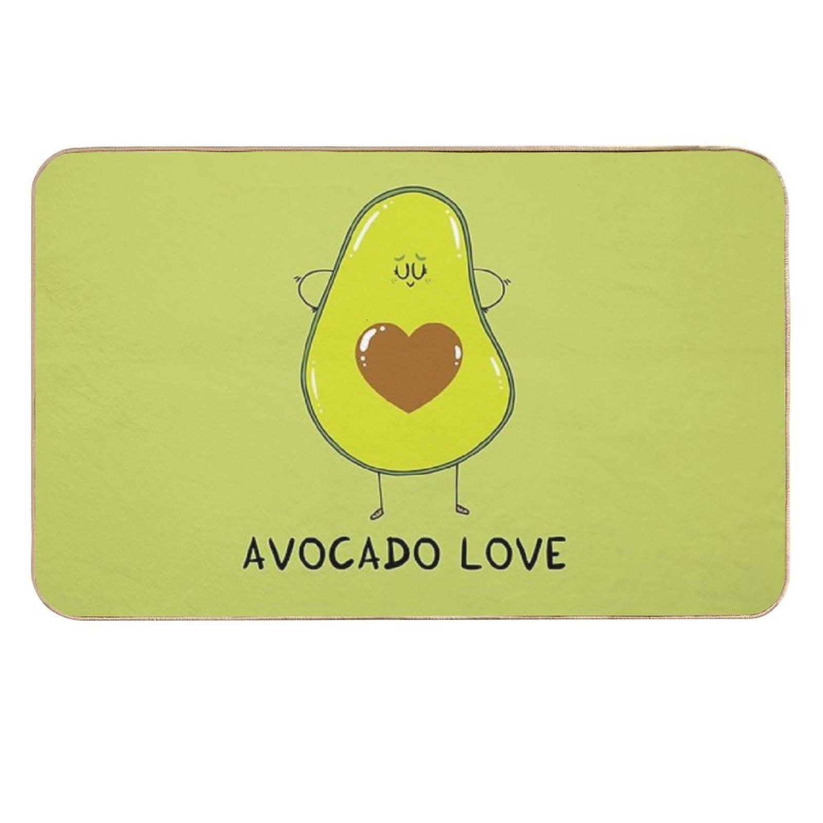 Avocado Love  Non-Slip Bath Mat