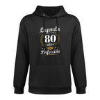 80th Birthday Legend 80 Years Of Perfection Spanish Adjustable Hood Hoodie