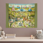 HD Garden of Earthly Delights, by Hieronymus Bosch HIGH DEFINITION Tapestry