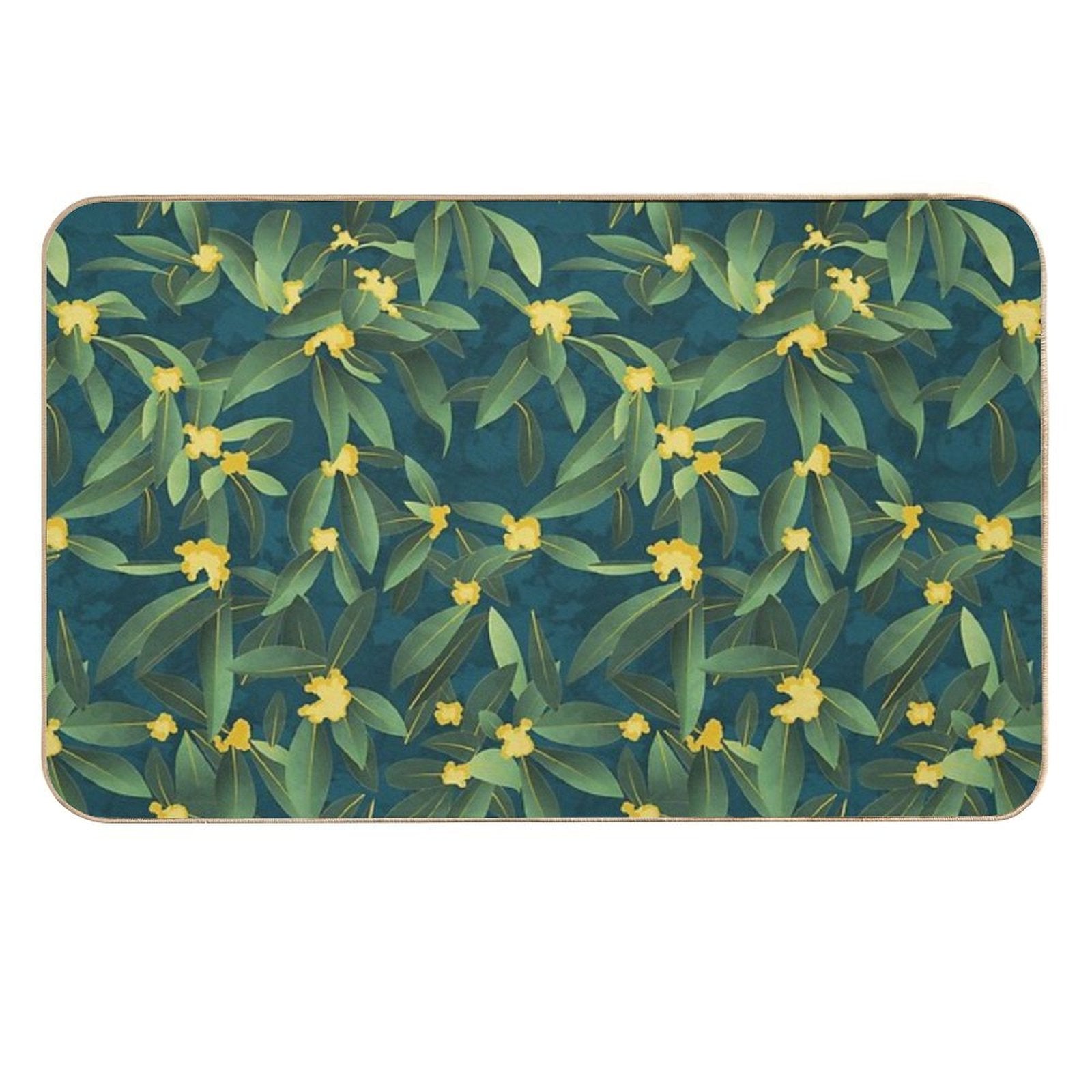 Loquat Medlar Tree in Autumn I  Multi-Purpose Bath Mat