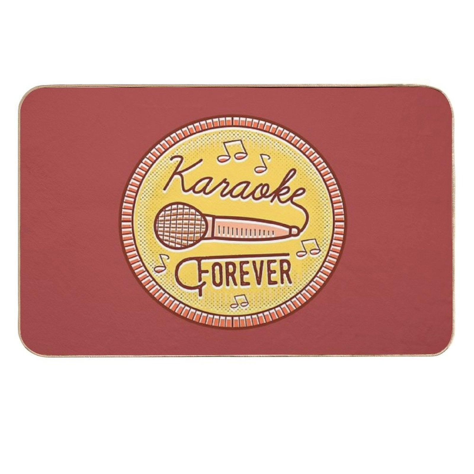 Karaoke Forever  Non-Slip Bath Mat