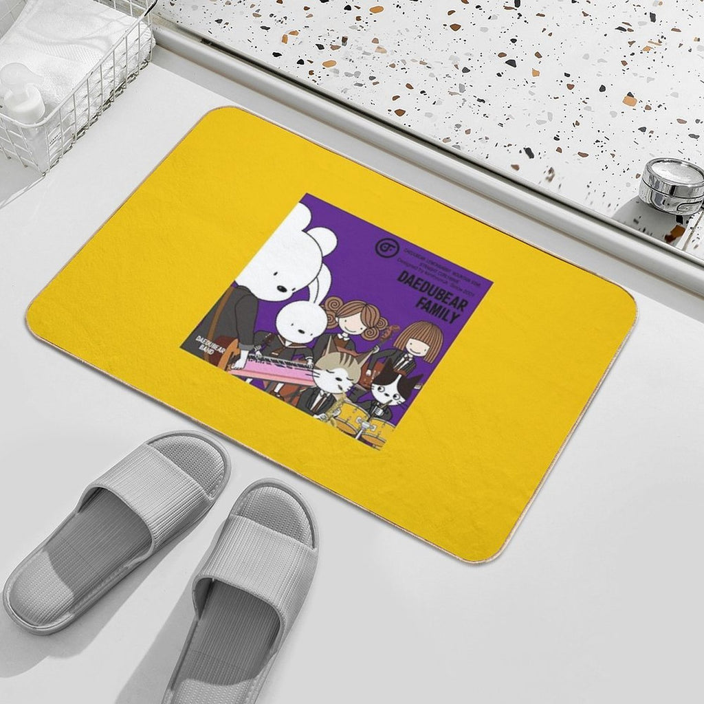 Daedubear Band  Non-Slip Bath Mat