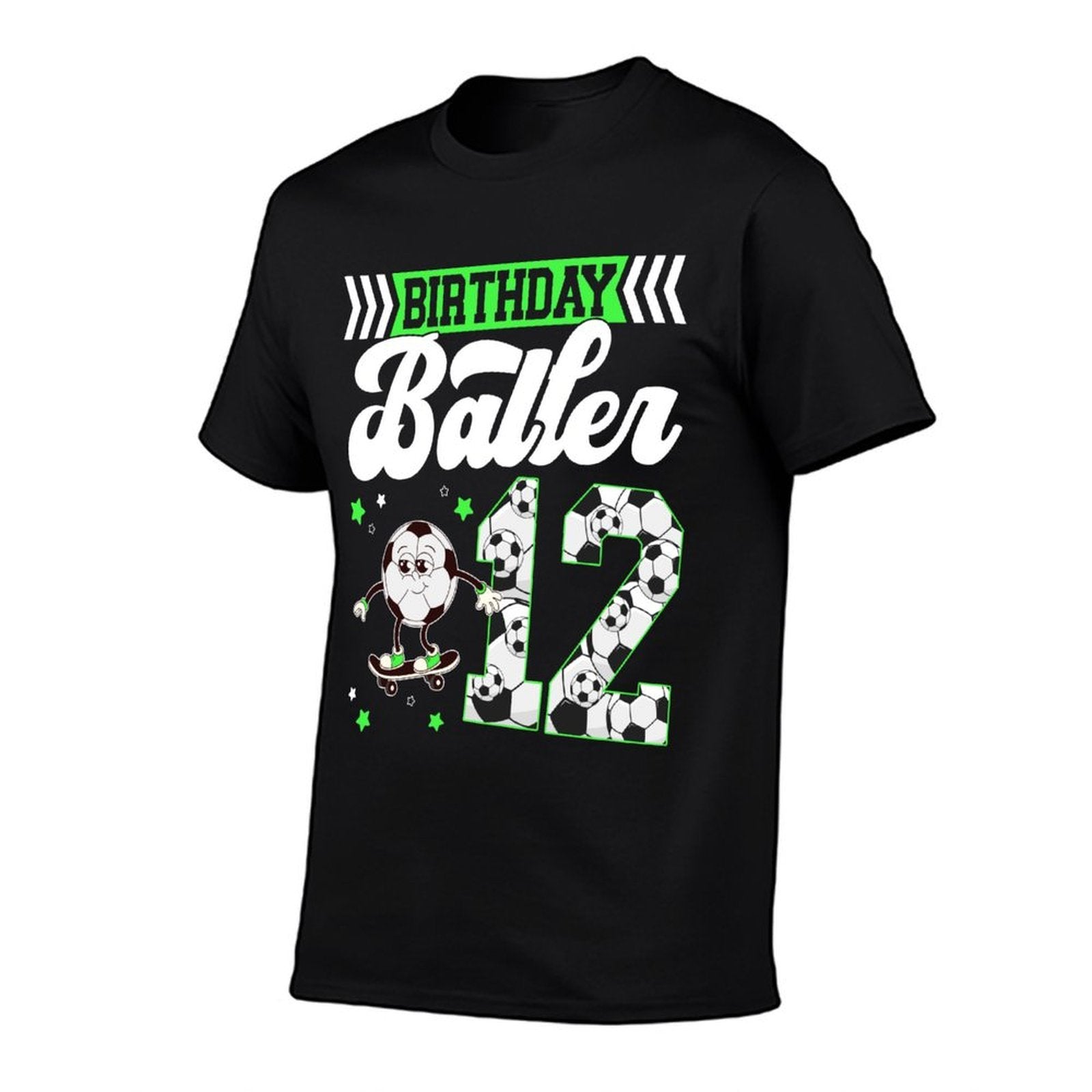 12th Soccer Birthday Party Twelve Year Old Soccer Player  Eco-friendly Material T-Shirt
