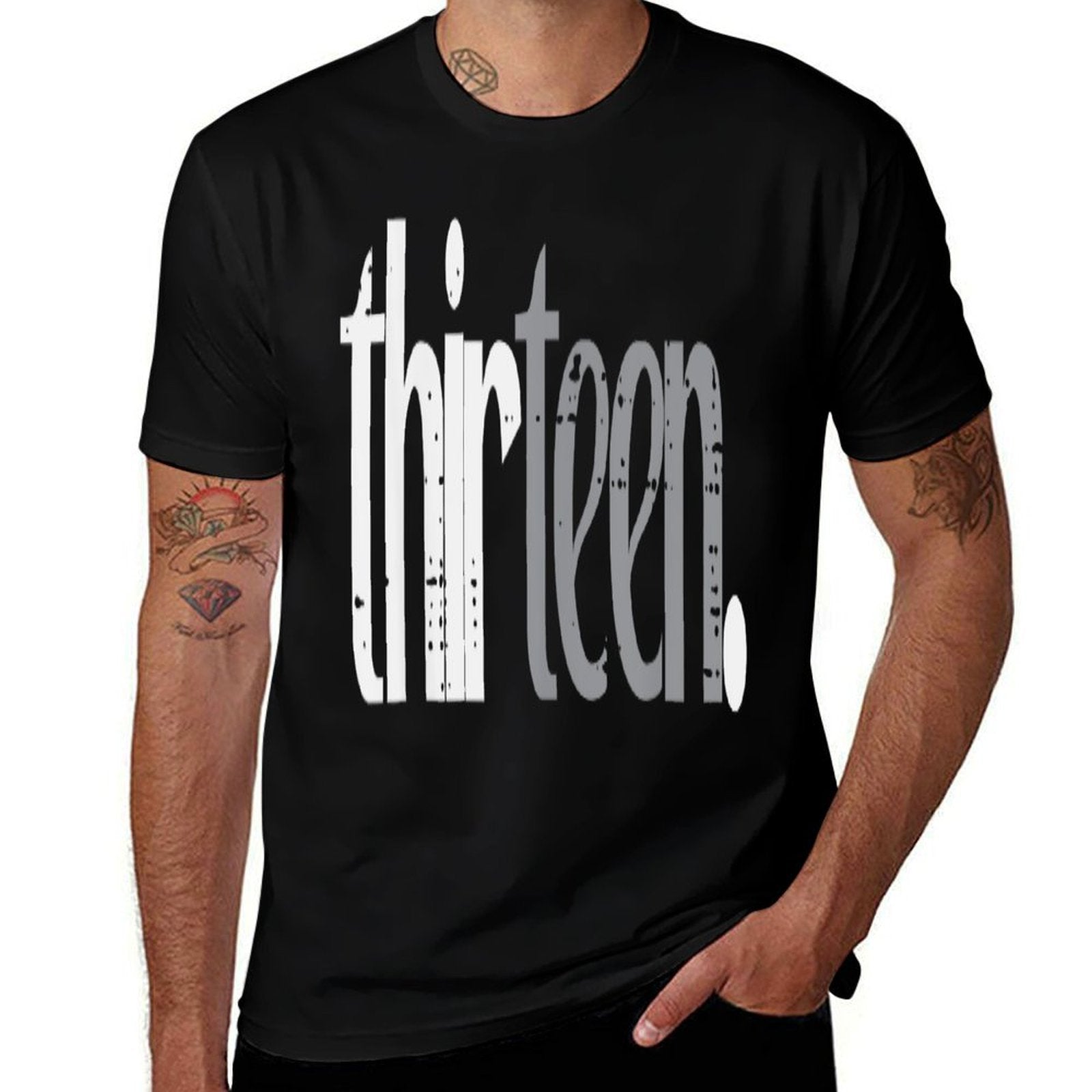 13th Birthday Thirteen 13 Year Old Bday Boys Girlsn Kids  Tagless Design T-Shirt