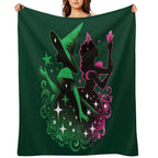 Elphaba & Glinda Wicked The Musical Defying Gravity Gift-ready Throw Blanket