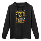 Stepping Into My 65th Birthday With God's Grace & Mercy Versatile Streetwear Hoodie