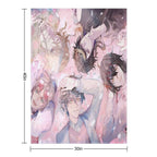 Tomei, Mysta Rias, Vox Akuma, Luca Kaneshiro, Yamino Shu, Ike Eveland, Nijisanji, Luca Kaneshiro (Channel), Shu Yamino (Channel) Compact Throw Blanket