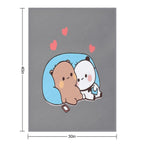 DuDu Bear And BuBu Panda’s Night Days❤️ Quick-dry Throw Blanket