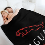 Serene Jaguar Cars Land Rover Logo BMeadows Shrink-resistant Throw Blanket