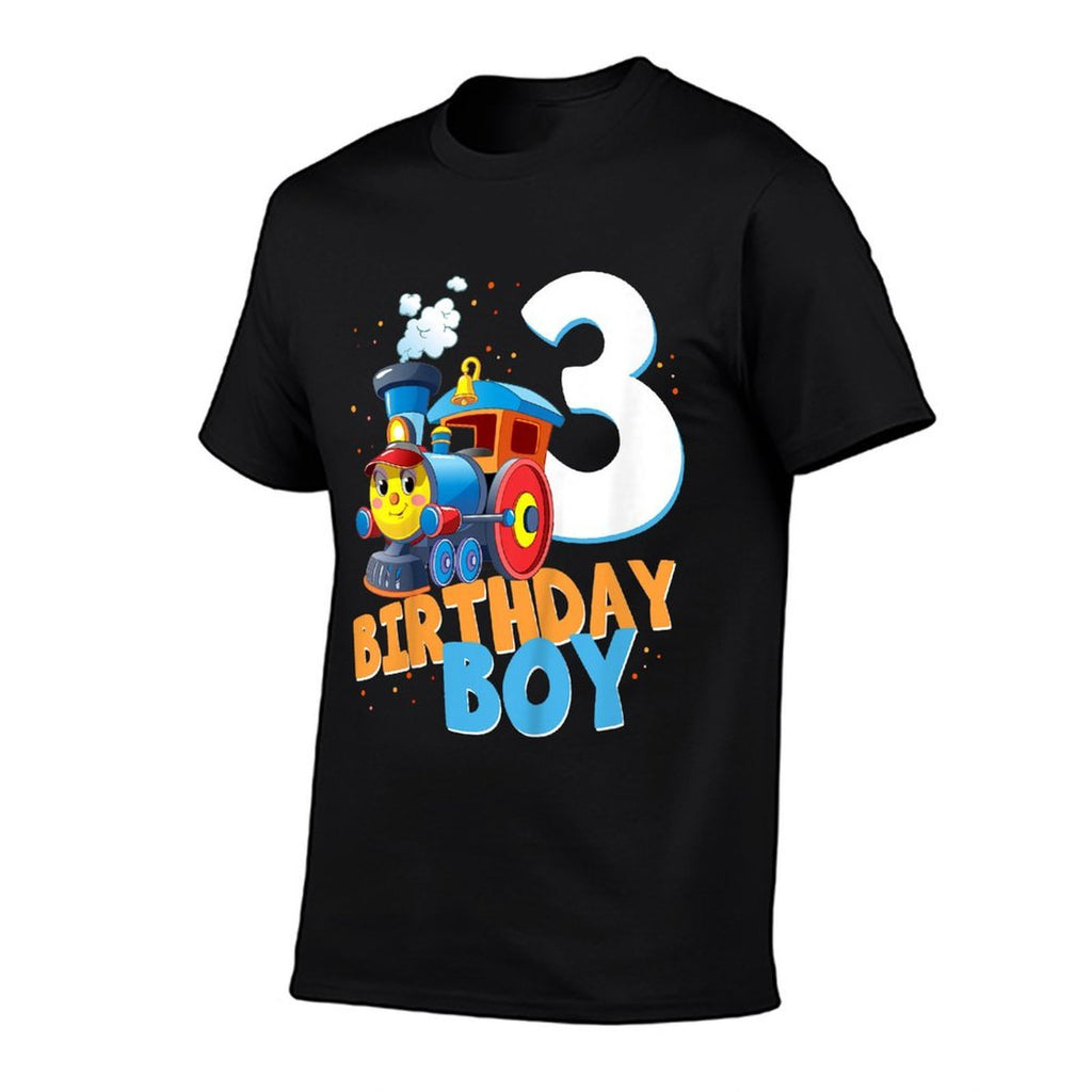 3rd Birthday Train Boys Girls 3 Years Old I'm Three Gift  Moisture-wicking T-Shirt