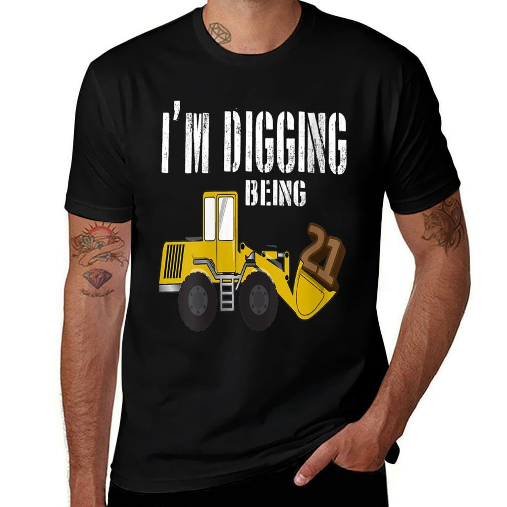 Womens 21st Birthday - Construction, 21 Year Old Bday  Classic T-Shirt