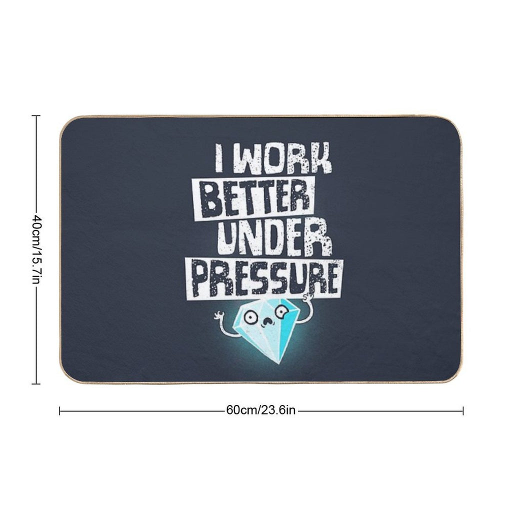Under Pressure  Easy Maintenance Bath Mat