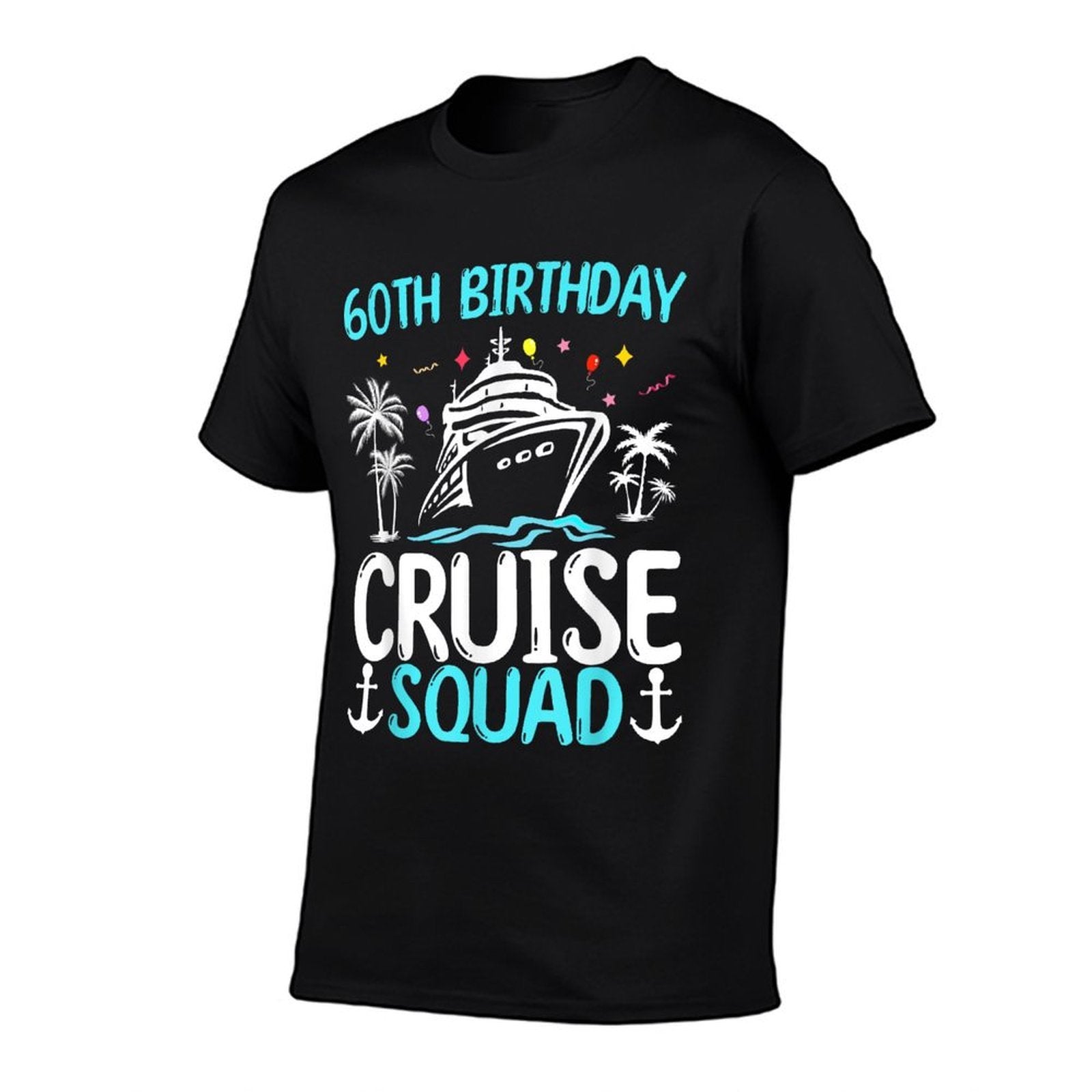60th Birthday Cruise Squad Gifts 2025 Matching Party Family  Stretchy T-Shirt