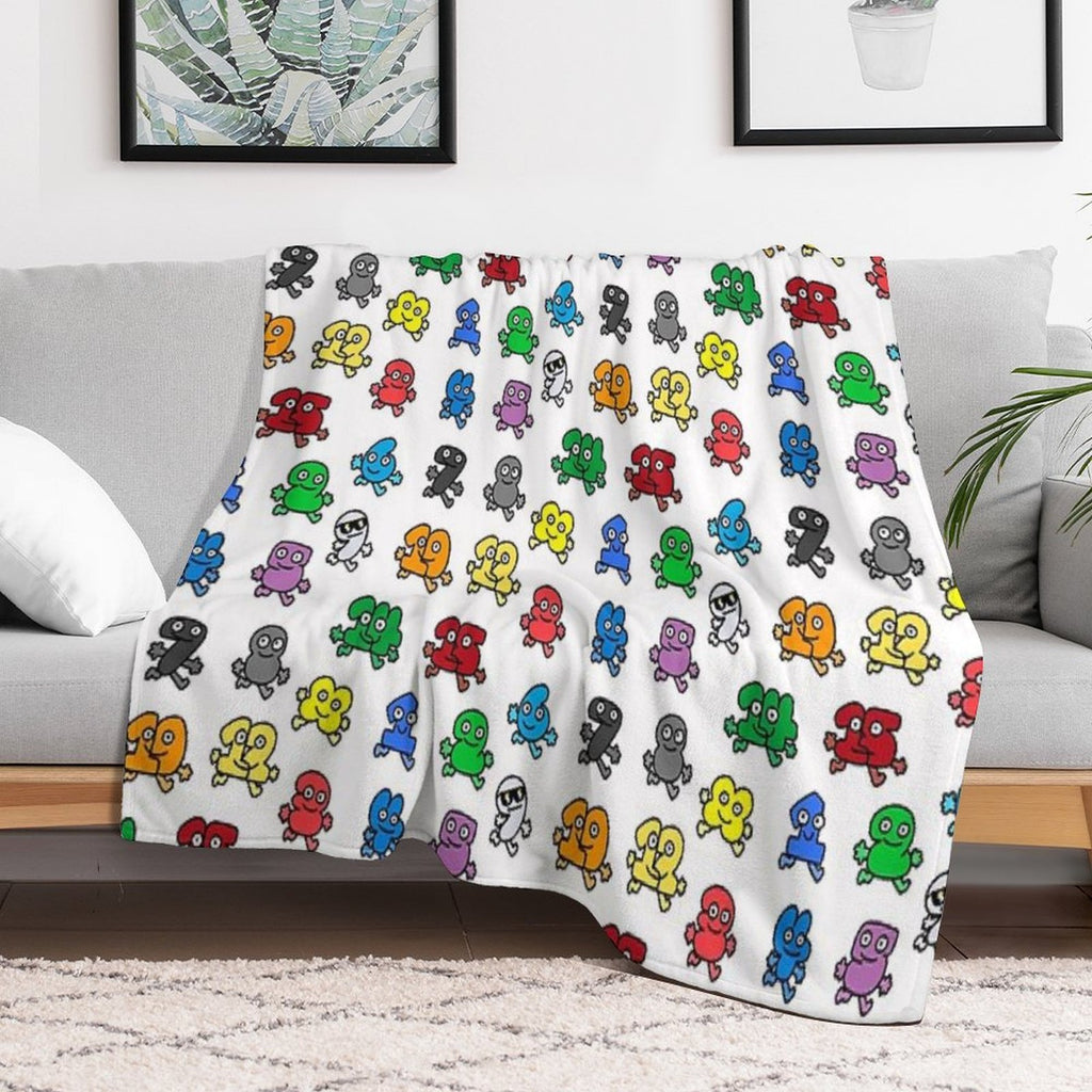 All Algebralien Pack BFDI Anti-pilling Throw Blanket